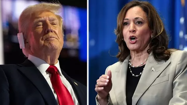 In the survey conducted in the USA, Trump is ahead of Kamala Harris.