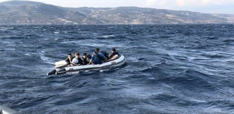 Çanakkale Sahilinde 10 Kaçak Göçmen Kurtarıldı