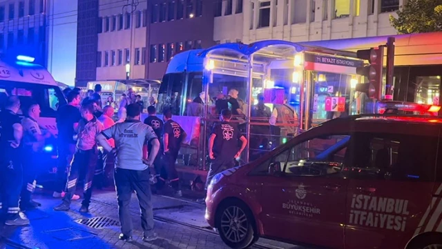 The person who got stuck under the tram in Beyazıt lost their life.