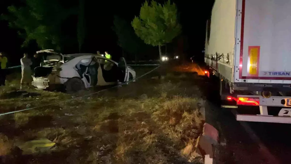 Adıyaman'da trafik kazasında hayatını kaybedenlerin sayısı 2'ye yükseldi
