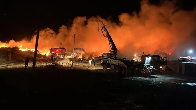 Fire at honey production facility in Muğla.