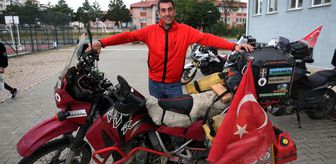 Şilili Motosikletçi İstiklal Sürüşü'ne Katıldı