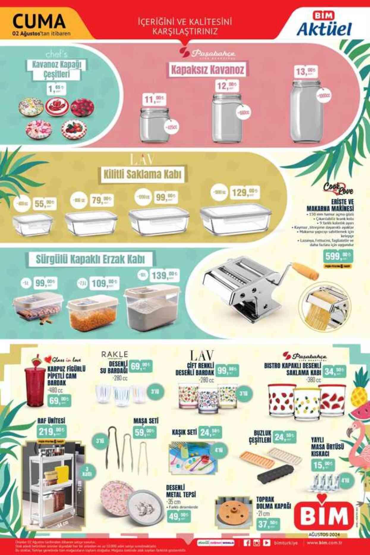 2 AĞUSTOS 2024 BİM AKTÜEL KATALOĞU || BİM'de bu cuma hangi ürünler var? İşte BİM aktüel indirimli ürünler listesi!