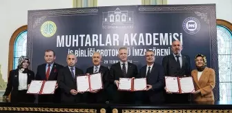 İstanbul Valiliği, Muhtarlar Akademisi için İstanbul Üniversitesi ve Marmara Üniversitesi ile işbirliği protokolü imzaladı