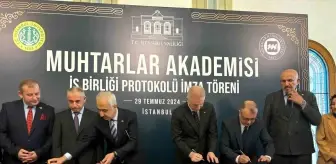 İstanbul Valiliği, İstanbul Üniversitesi ve Marmara Üniversitesi Arasında Muhtar Akademisi Eğitim Programı İş Birliği Protokolü İmzalandı