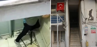 İzmir'de bir ev sahibi, kapısına dayandığı kiracısına dehşeti yaşattı