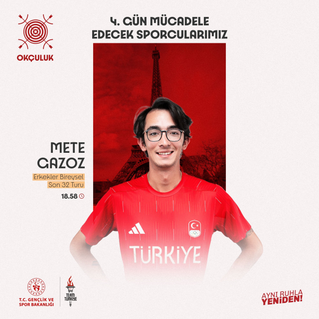 Mete Gazoz ne zaman, saat kaçta yarışacak? Mete Gazoz 2024 Paris Olimpiyat oyunları maç programı!