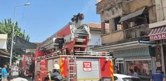 Manisa'da bir lokantada çıkan yangın söndürüldü