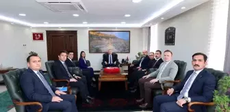 Mardin Valisi Tuncay Akkoyun, yeni atanan vali yardımcıları ve kaymakamları kabul etti