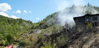 Çorum'un Osmancık ilçesinde orman yangını söndürüldü