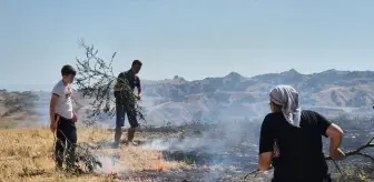 Manisa'da tarım arazisinde çıkan yangın söndürüldü