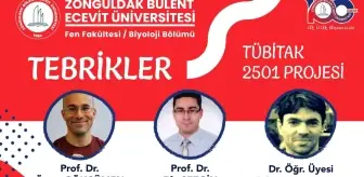 Zonguldak Bülent Ecevit Üniversitesi Biyoloji Bölümü TÜBİTAK Desteği Aldı