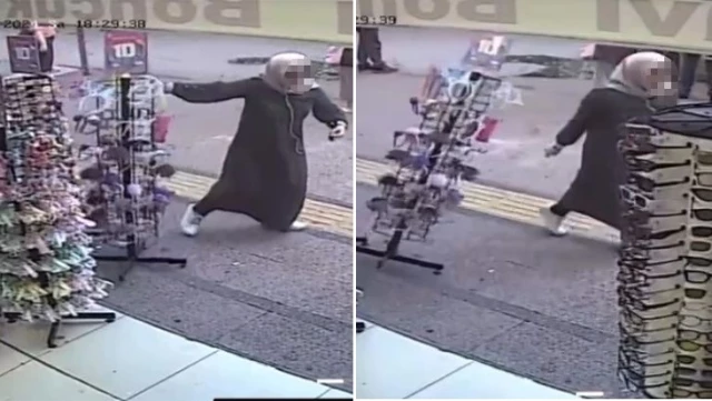 The shopkeepers were shocked! The woman running down the street attacked 50 shops.