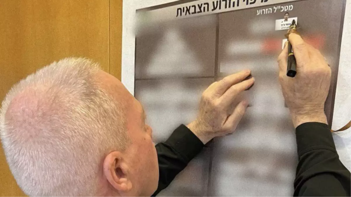 İsrail Savunma Bakanı'ndan skandal paylaşım! Muhammed Deif'in isminin üstüne çizik attı