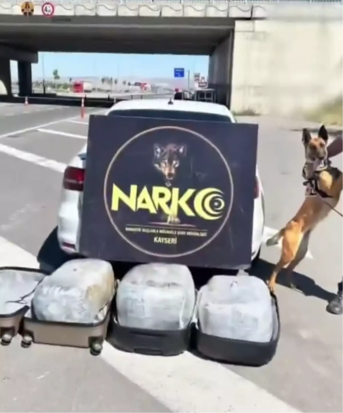 Kayseri-Malatya Yolunda 41 Kilo Uyuşturucu Ele Geçirildi