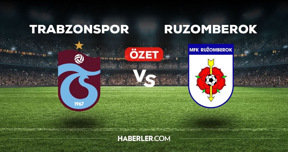 Trabzonspor Ruzomberok maç özeti ve golleri izle! (VİDEO) TS Ruzomberok maçı özeti! Golleri kim attı, maç kaç kaç bitti?