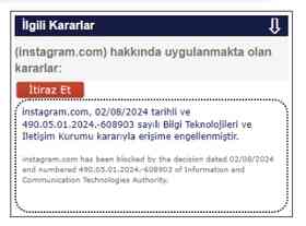 BTK Instagram erişim engeli nedir? BTK neden Instagram'a erişim engeli getirdi?