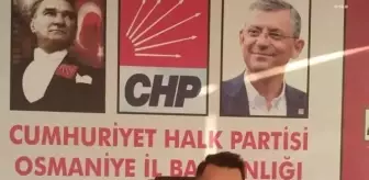 CHP Osmaniye İl Başkanı Mehmet Orhun Döğüşçü'nün yerine Mutlu Yavuzer seçildi