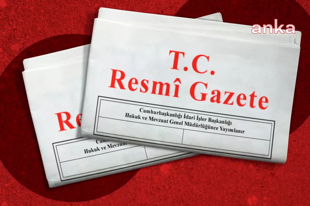 Cumhurbaşkanı Erdoğan'ın İmzasını Taşıyan 8 Karar Yayımlandı