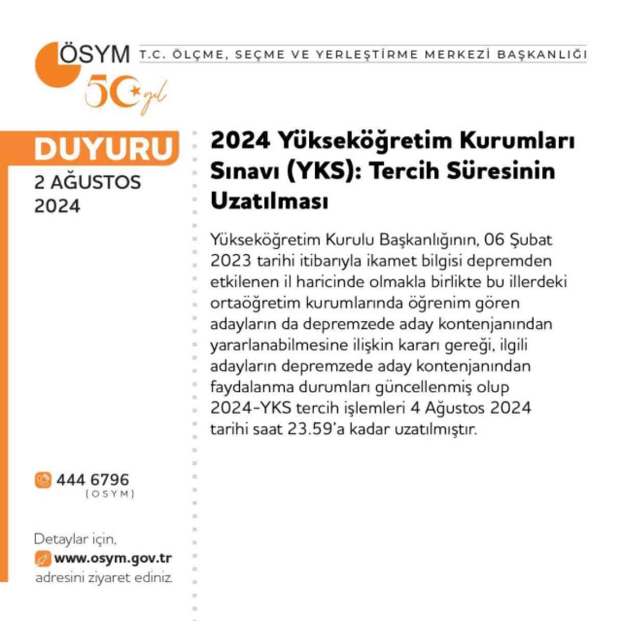 YKS tercihleri uzatıldı mı? YKS tercihleri için son gün ne zaman?