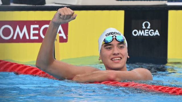 16-Year-Old Swimmer Kuzey Tunçelli Makes Historic Achievement at Paris 2024 Olympic Games