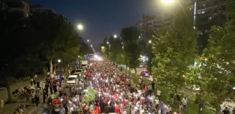 Gaziantep, Adıyaman ve Kahramanmaraş'ta Filistin'e Destek Yürüyüşleri Düzenlendi