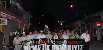 İran'da suikaste uğrayan Hamas lideri için yürüyüş düzenlendi