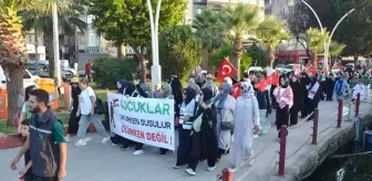 Karamürsel'de Hamas liderine suikast ve İsrail saldırıları protesto edildi