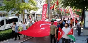 İzmit'te Hamas liderine suikast ve İsrail saldırıları protesto edildi