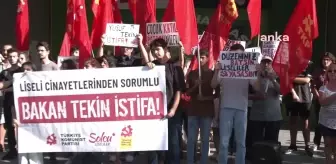 TKP Gençlik Örgütleri, MESEM'deki İş Kazalarını Protesto Etti