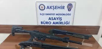 Akşehir'de Havaya Ateş Açan 3 Şüpheli Gözaltına Alındı