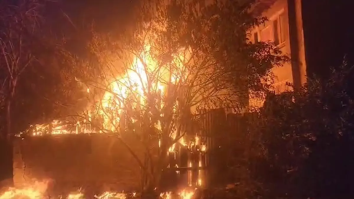 Bolu'da müştemilatta çıkan yangın büyümeden söndürüldü