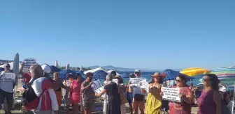 Foça'da Kıyı İşgalleri Protesto Edildi