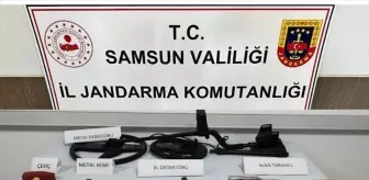 Samsun'da Kaçak Kazı Yapan 3 Kişi Yakalandı