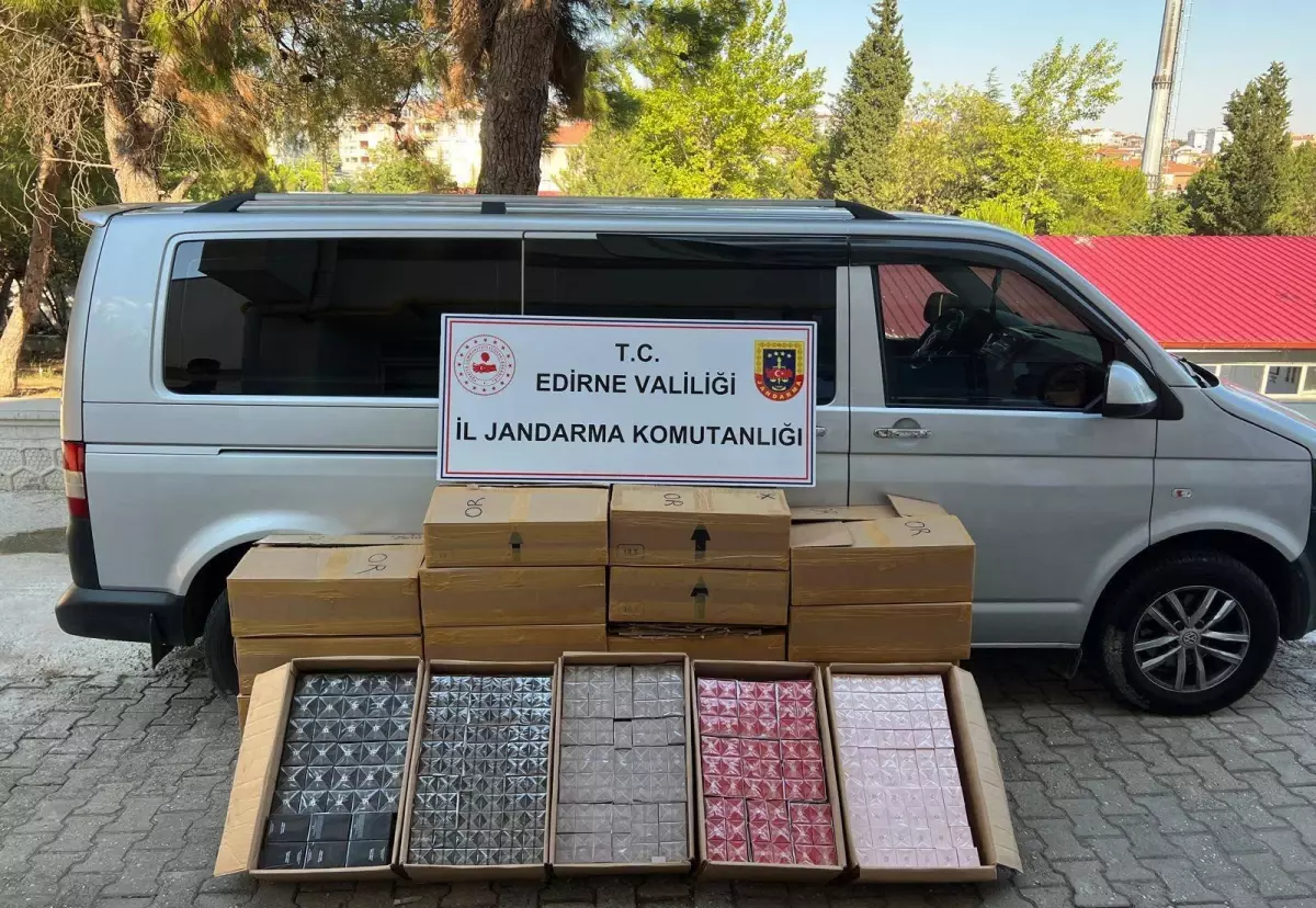 Edirne'de 1204 Şişe Sahte Parfüm Ele Geçirildi