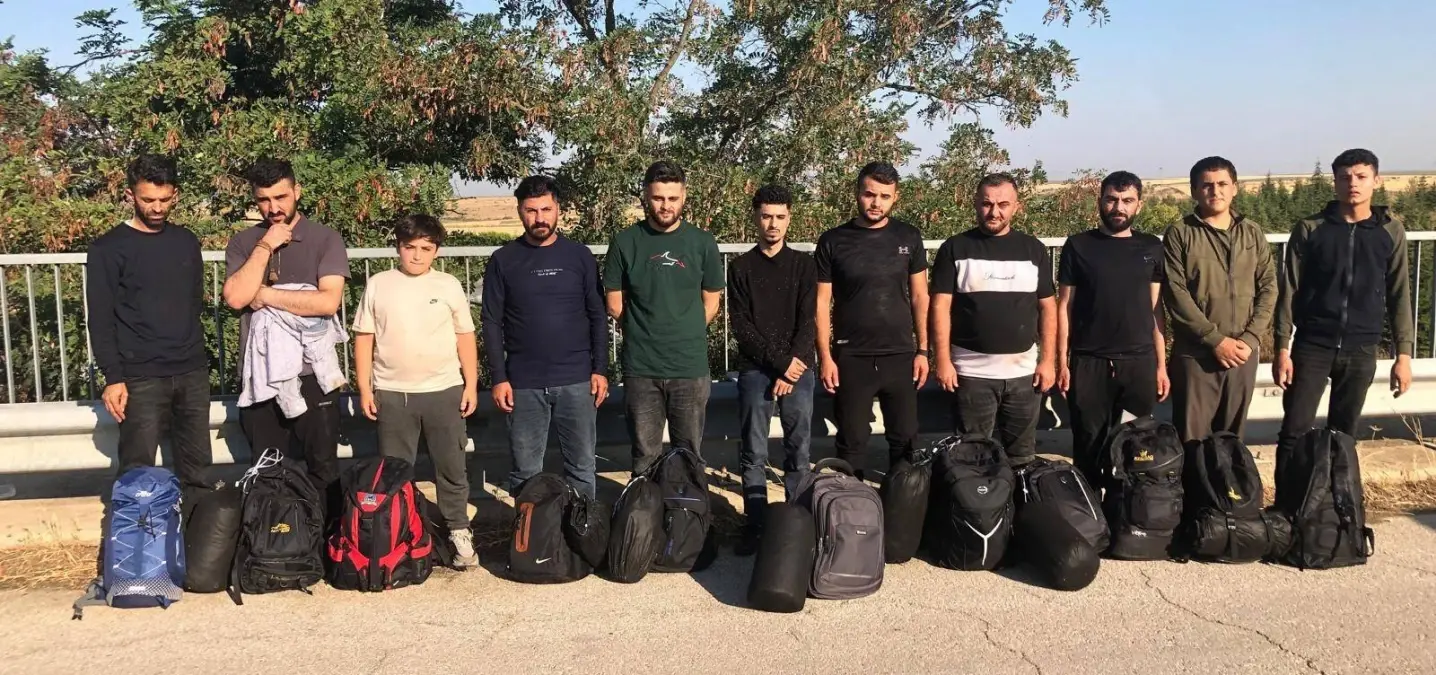 Edirne'de 19 kaçak göçmen yakalandı