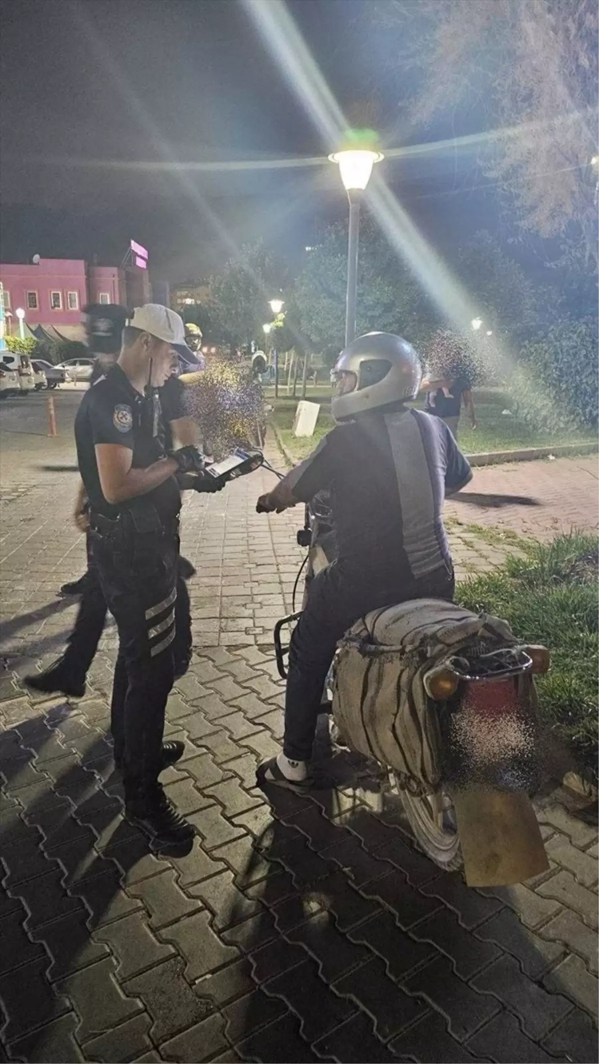 Gaziantep'te Motosiklet Sürücülerine Denetim