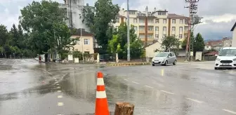 Sinop'un Saraydüzü ilçesinde sağanak sonucu sel meydana geldi