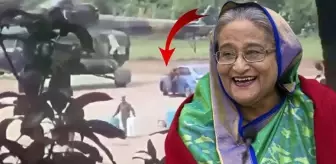 Şimdilik Hindistan'da! Bangladeş Başbakanı Hasina'nın ülkeden kaçtığı anlar ortaya çıktı