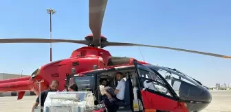 28 Haftalık Bebek Ambulans Helikopterle Elazığ'a Sevk Edildi