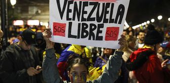 Venezuelalı Göçmenler Maduro'nun Seçimini Protesto Etti