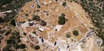 Muğla'da Beçin Antik Kenti'nde Menteşeoğulları Beyliği dönemine ait sarnıç bulundu