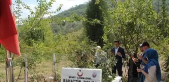 Sinop'un Dikmen ilçesinde şehit Bahattin Dolma kabri başında anıldı