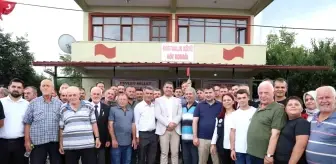 Düzce Valisi Selçuk Aslan, doğal gaz eylemi yapan köylere ziyarette bulundu