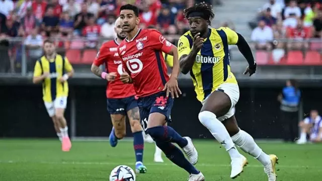 Fenerbahçe was defeated by Lille 2-1 in an away match.