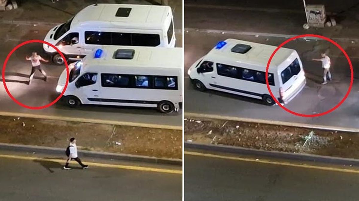 Kavgada yaralanınca sinir krizi geçirdi! Yoldan geçen araçlara tekmeli yumruklu saldırı
