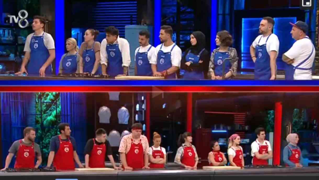 MasterChef bu hafta Mavi Takım ve Kırmızı Takım kadroları nasıl oldu, kimler var? #128998 #128997