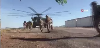 Tunceli'deki yangını söndürmek için asker devreye girdi