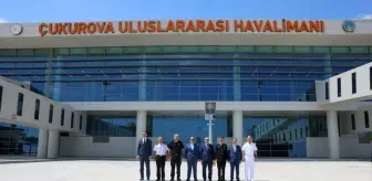 Mersin ve Adana Valileri, Çukurova Uluslararası Havalimanı'ndaki Hazırlıkları İnceledi