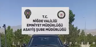 Niğde'de Hırsızlık ve Dolandırıcılık Olaylarına 25 Gözaltı